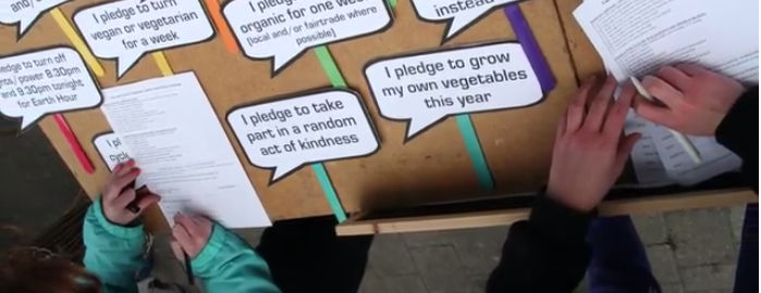 Pledges from public visioning day Galway